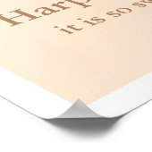 Sweet Pumpkin Herfst Baby shower Poster (Hoek)