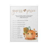 Sweet Pumpkin Herfst Raad de prijs Notitieblok (Linkerzijde)