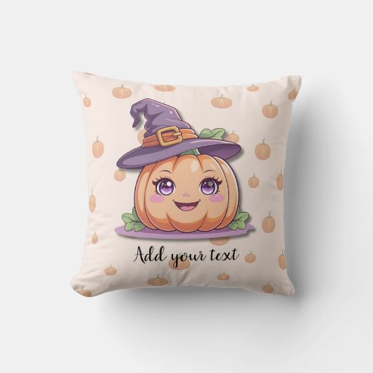 Sweet Pumpkin Magic - Halloween Sierkussen (Voorkant)