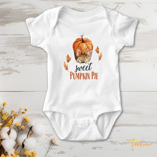 Sweet Pumpkin Pie Fall Romper