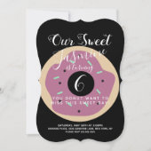 Sweet Pumpkin Sprinkle Donut Birthday Kaart (Voorkant)