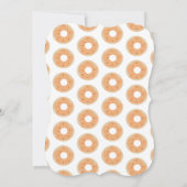 Sweet Pumpkin Sprinkle Donut Birthday Kaart (Achterkant)