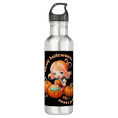 Sweet pumpkin Water Bottle Waterfles (Voorkant)