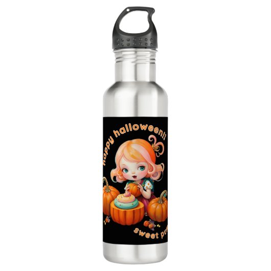 Sweet pumpkin Water Bottle Waterfles (Voorkant)