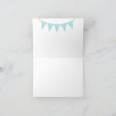 Sweet puppy bunting dank je wel notecard bedankkaart (Binnen)