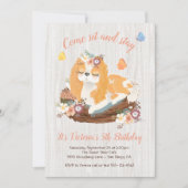 Sweet Puppy Verjaardag Uitnodigingen (Voorkant)