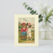 Sweet Pups Best Birthday Wish Briefkaart (Staand voorkant)