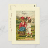 Sweet Pups Best Birthday Wish Briefkaart (Voorkant / Achterkant)