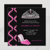 Sweet Quinceanera Kaart (Voorkant / Achterkant)