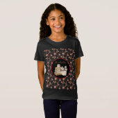 Sweet Raccoon Pas Tekst en Kleur aan T-shirt (Voorkant volledig)