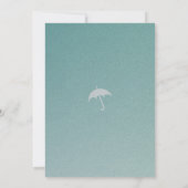 Sweet Rain Cloud Baby shower Uitnodiging (Achterkant)