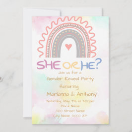 Sweet Rainbow Gender Reopenbaart de partij Kaart