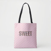 Sweet Rainbow Sprinkle Canvas tas (Voorkant)