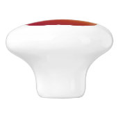 Sweet Red Apple Keramische Knop (Zijkant)