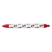 Sweet Red Cherries Blauwe Inkt Pen (Voorkant)