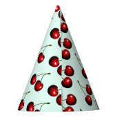 Sweet Red Cherries Feesthoedjes (Achterkant)