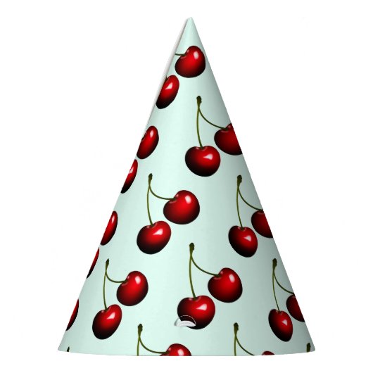 Sweet Red Cherries Feesthoedjes (Links)