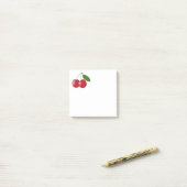Sweet Red Cherries Post-it® Notes (Op bureau)