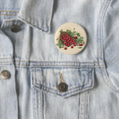 Sweet Red Cherries Ronde Button 5,7 Cm (In situ)