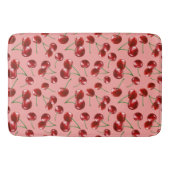 Sweet Red Cherry Pattern Badmat (Voorkant)