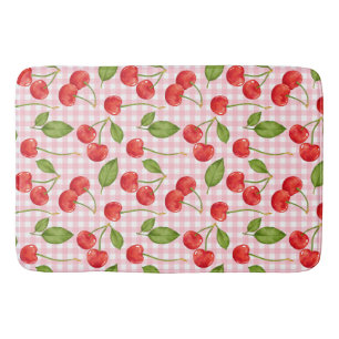 Sweet Red Cherry Pattern Badmat