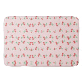 Sweet Red Cherry Pattern Badmat (Voorkant)