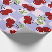 Sweet Red Cherry Pattern Cadeaupapier (Hoek)