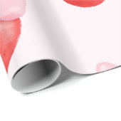 Sweet Red Cherry Pattern Cadeaupapier (Rol Hoek)