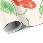 Sweet Red Cherry Pattern Cadeaupapier (Rol Hoek)