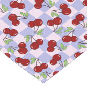Sweet Red Cherry Pattern Korte Tafelloper (Hoek)