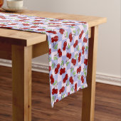 Sweet Red Cherry Pattern Korte Tafelloper (Voorbeeld)