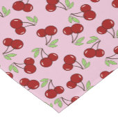 Sweet Red Cherry Pattern Korte Tafelloper (Hoek)