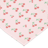Sweet Red Cherry Pattern Korte Tafelloper (Hoek)