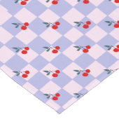 Sweet Red Cherry Pattern Korte Tafelloper (Hoek)