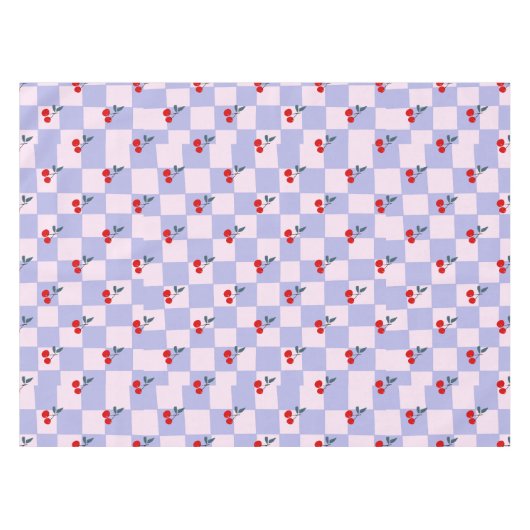 Sweet Red Cherry Pattern Tafelkleed (Voorkant (Horizontaal))