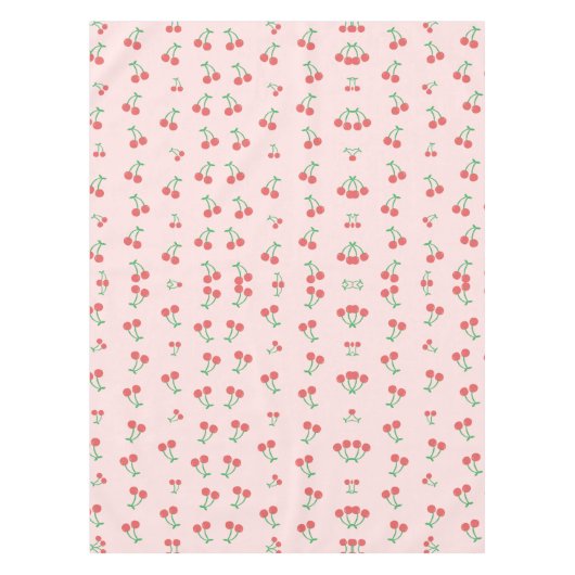 Sweet Red Cherry Pattern Tafelkleed (Voorkant)