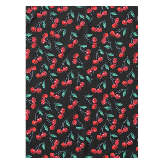 Sweet Red Cherry Pattern Tafelkleed (Voorkant)