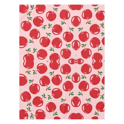 Sweet Red Cherry Pattern Tafelkleed (Voorkant)