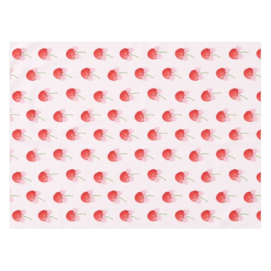 Sweet Red Cherry Pattern Tafelkleed (Voorkant (Horizontaal))