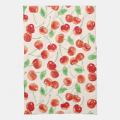 Sweet Red Cherry Pattern Theedoek (Verticaal)