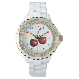 Sweet Red Cherry Watch Horloge