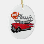 Sweet Red Classic Keramisch Ornament (Rechts)
