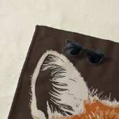 Sweet Red Fox Beach Towel Strandlaken (In situ)