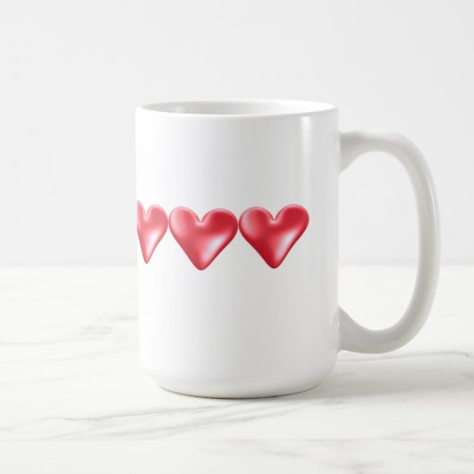 Sweet Red Hearts Mok (Rechts)