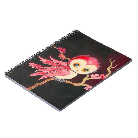 Sweet Red Owl Notitieboek (Linkerzijde)