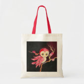Sweet Red Owl Tote Bag (Voorkant)