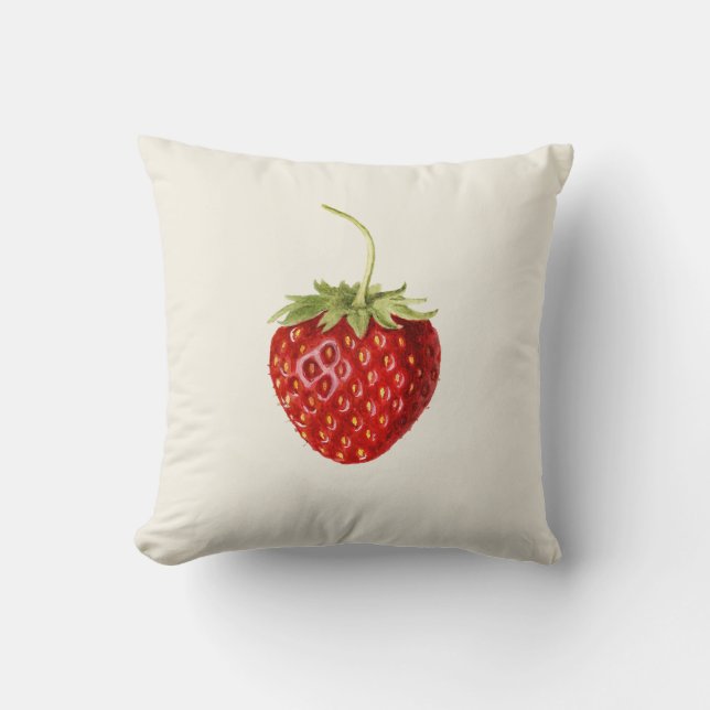 Sweet Red Strawberry beroemd gemaakt door Louis C. Kussen (Voorkant)