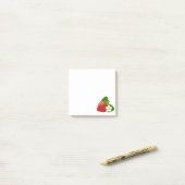 Sweet Red Strawbes Post-it® Notes (Op bureau)