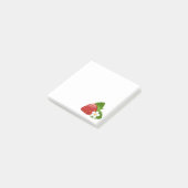 Sweet Red Strawbes Post-it® Notes (Schuin)