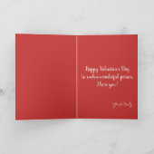 Sweet Red Valentijn's Day Kaart met Panda Design (Binnen)